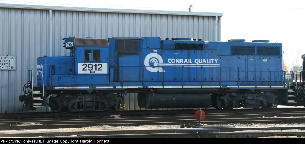 NS 2912 sits in the yard